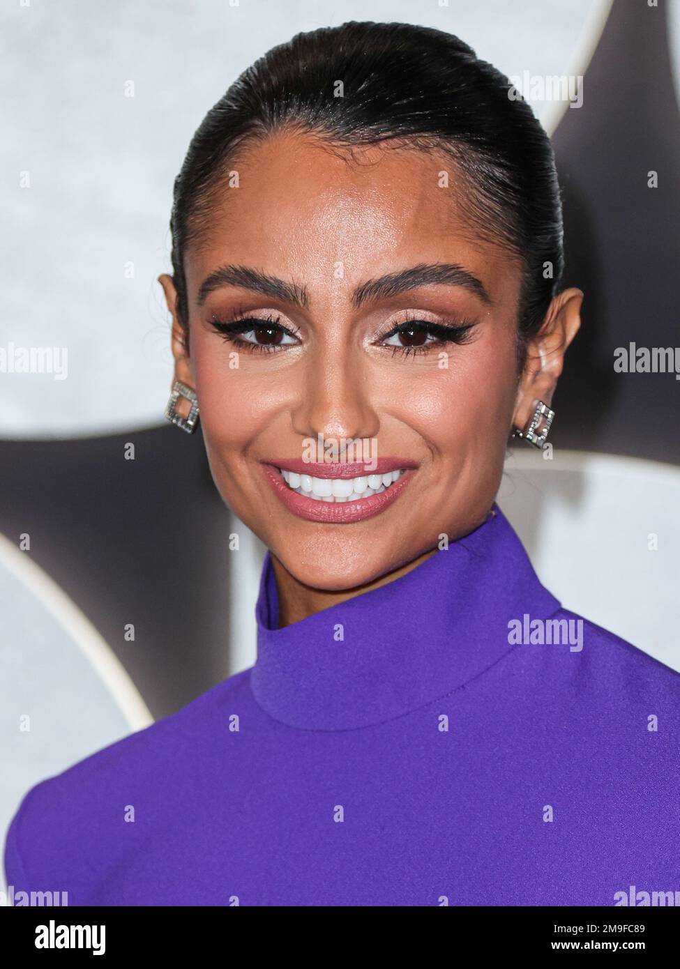 Westwood, United States. 17th Jan, 2023. WESTWOOD, LOS ANGELES, CALIFORNIA, USA - JANUARY 17: American actress, singer, model and life coach Nazanin Mandi arrives at the Los Angeles Premiere Of Netflix's 'You People' held at the Regency Village Theatre on January 17, 2023 in Westwood, Los Angeles, California, United States. (Photo by Xavier Collin/Image Press Agency) Credit: Image Press Agency/Alamy Live News Stock Photo