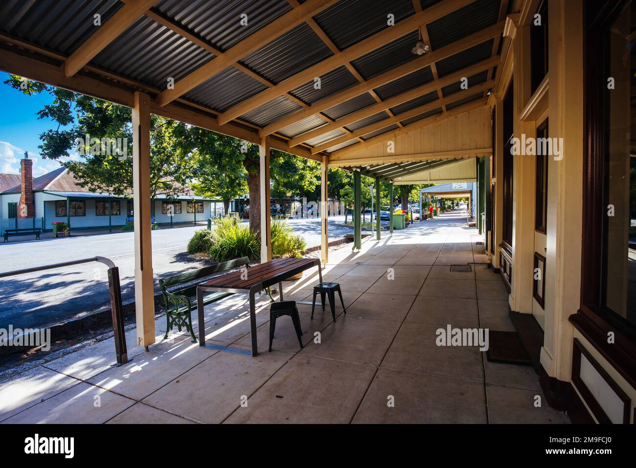 Historic Yackandandah Town Centre in Australia Stock Photo Alamy