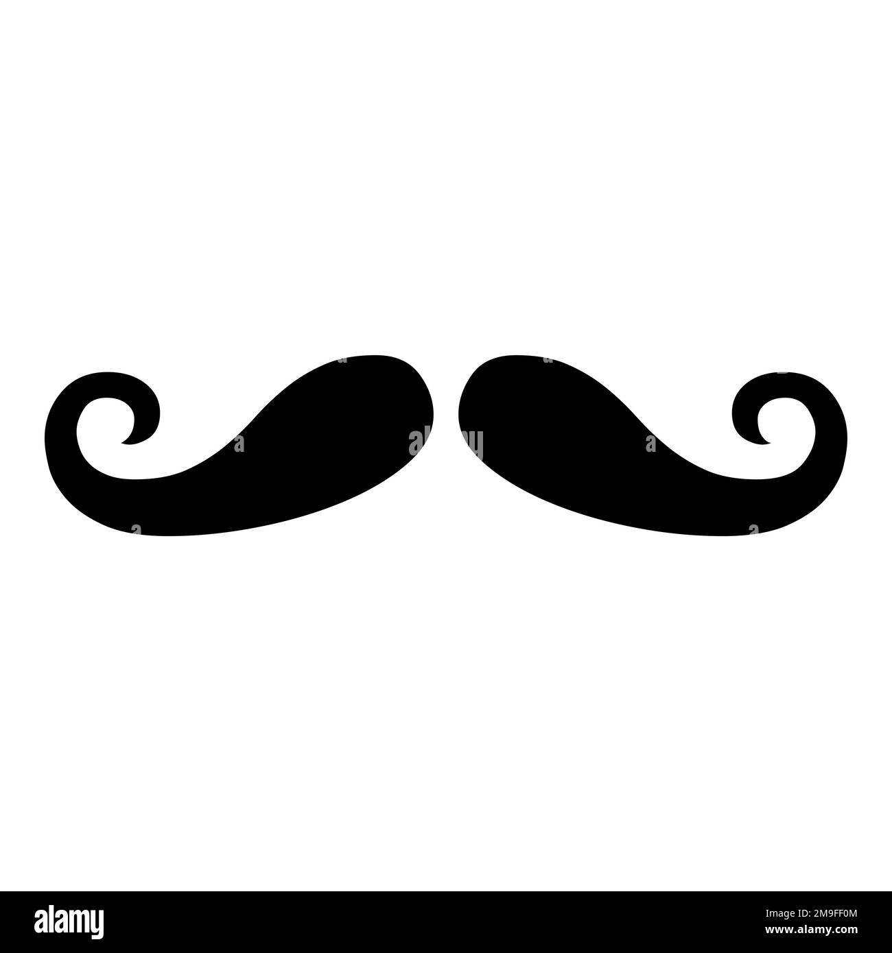 Moustache symbol icon Stock Photo Alamy