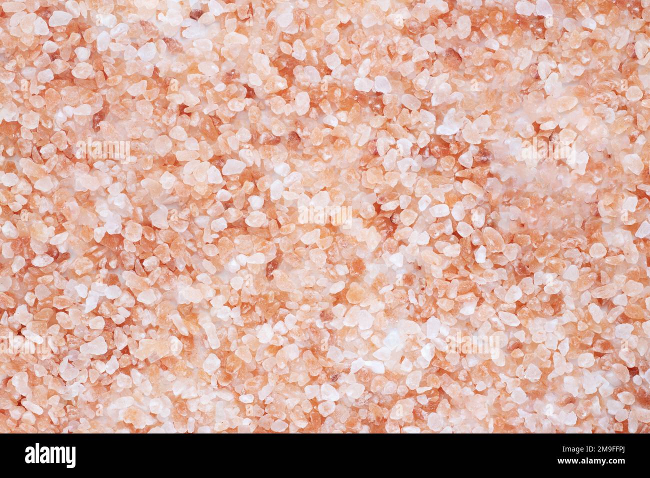 Himalayan salt top view. Edible or cosmetic salt Stock Photo Alamy