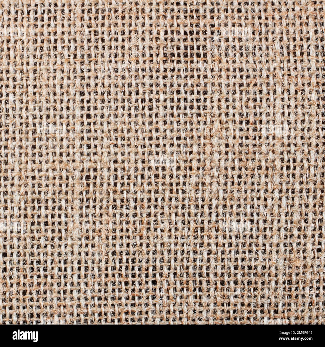 Texture of vintage burlap close up. Square shape. Grid Stock Photo Alamy