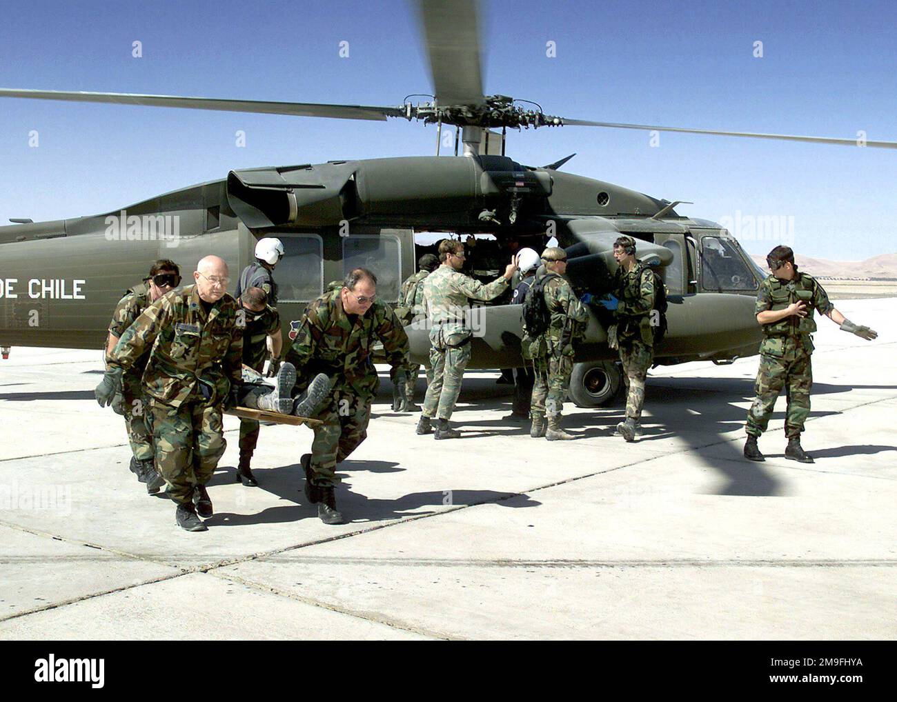 Following initial treatment by US Air Force Pararescuemen of the 129th Air Rescue Wing, Moffett