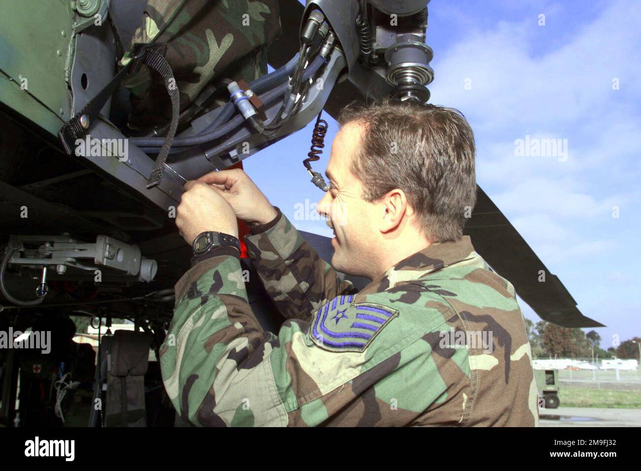 US Air Force Technical Sergeant Steve Burt, Crew CHIEF, 129th Rescue ...