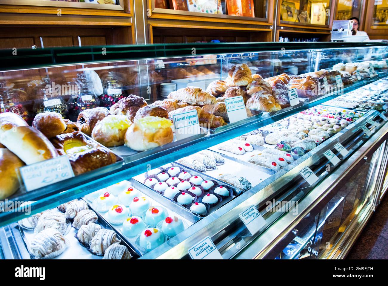 ROME, ITALY - JUNE 30, 2019: GIOLITTI ice cream shop in Roma. Rome's ...