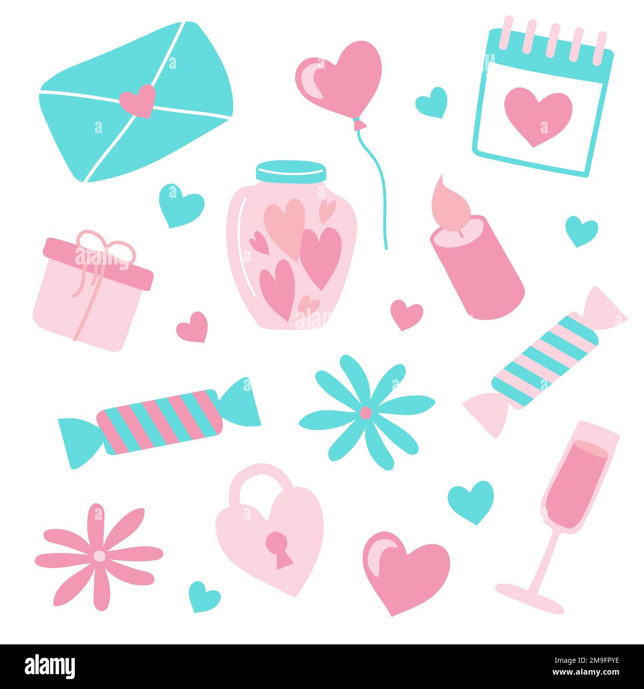 Feather shaped flower Stock Vector Images - Alamy