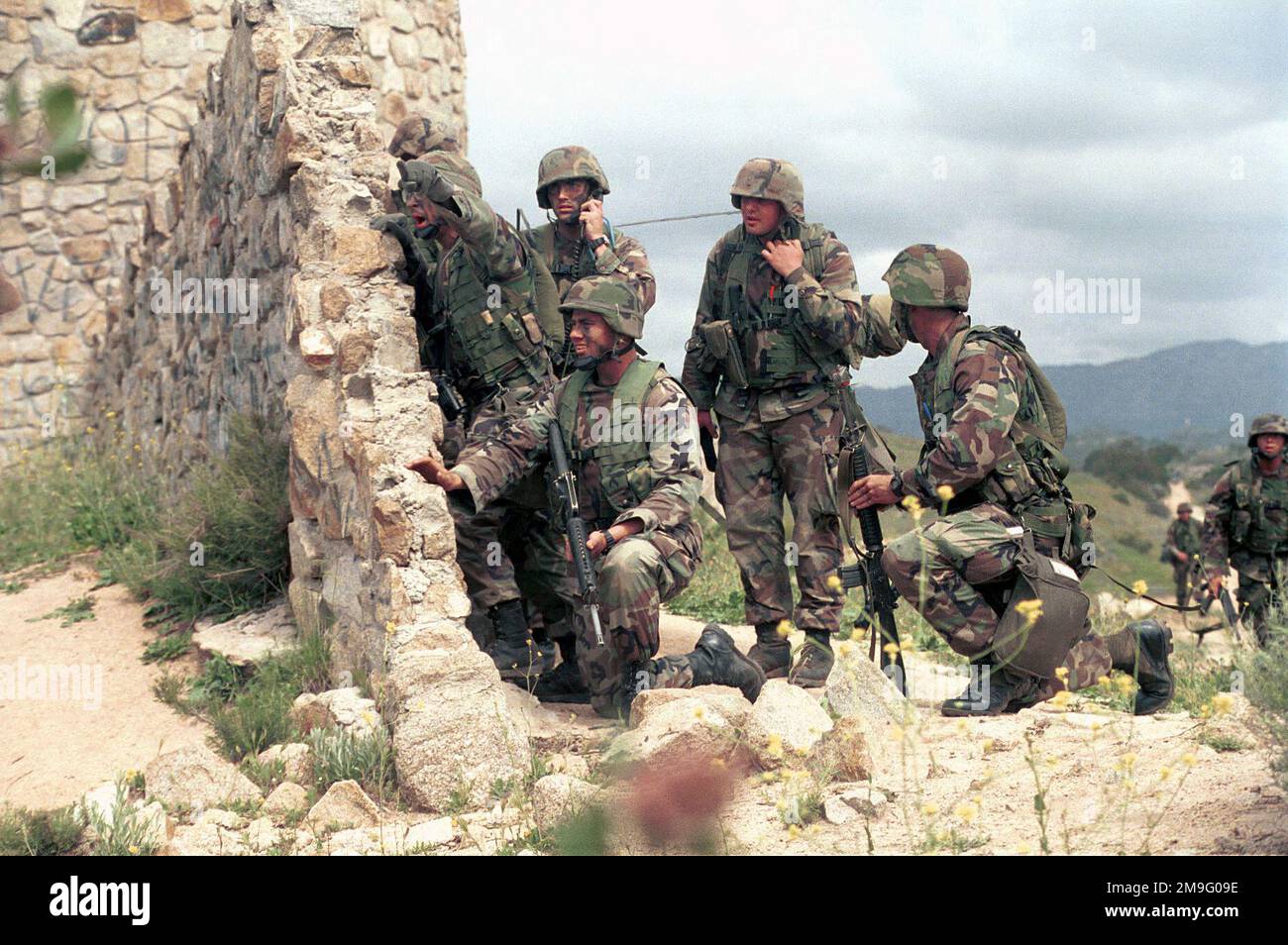 US Marine Corps (USMC) personnel assigned to 3rd Battalion, 4th Marine ...