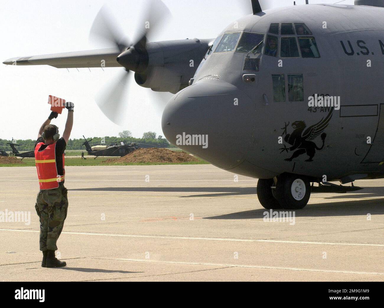 US Air Force AIRMAN First Class Shawn Dennis from 2nd Airlift Squadron