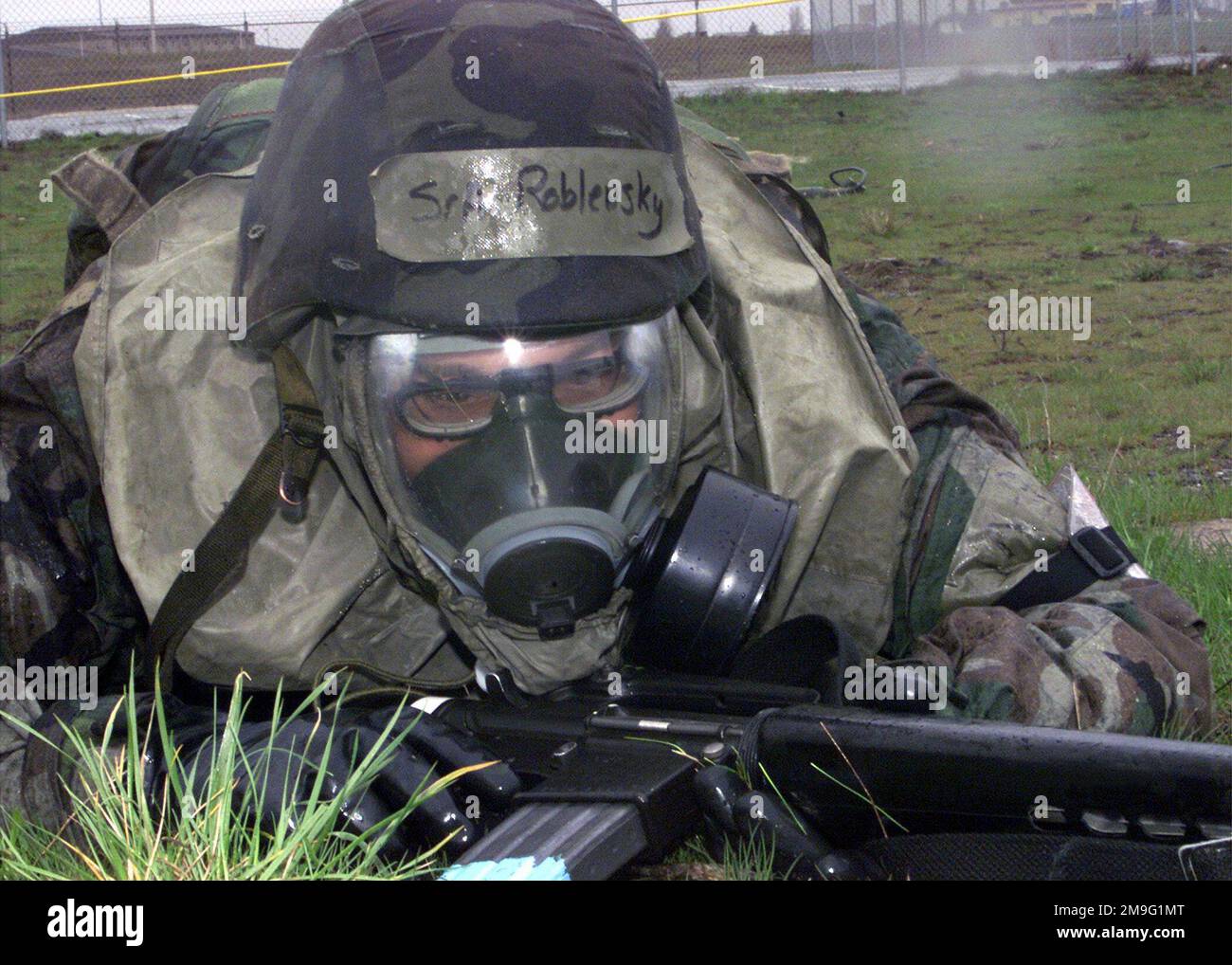 US Air Force SENIOR AIRMAN (SRA) Scott Roblewsky of the 92nd Civil