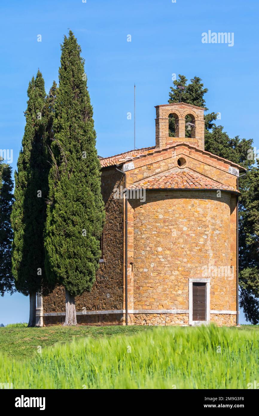 Cappella della Madonna di vita locate in Tuscany, Italy Stock Photo