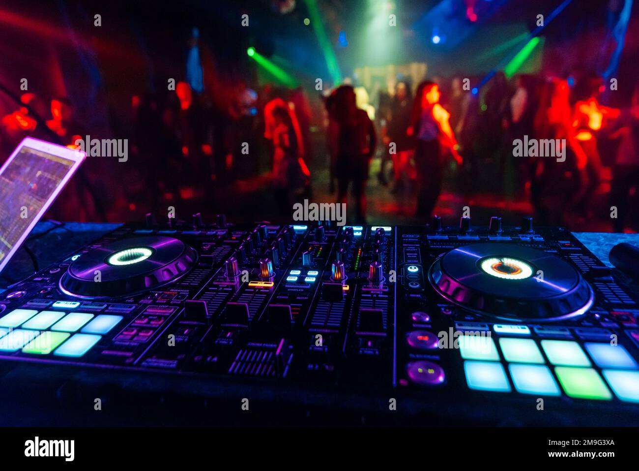 music mixer DJ controller Board for professional mixing of electronic