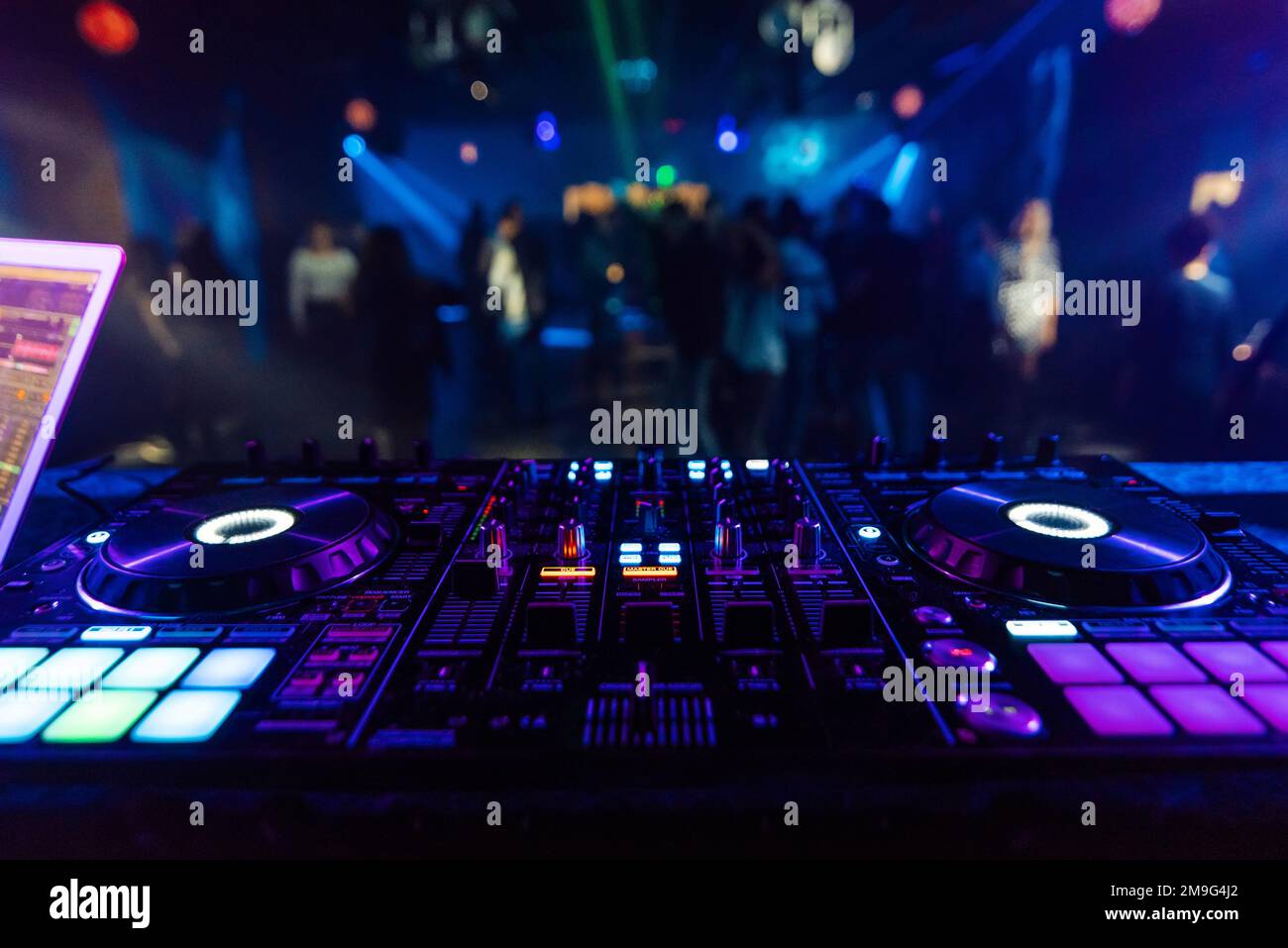 music mixer DJ controller Board for professional mixing of electronic