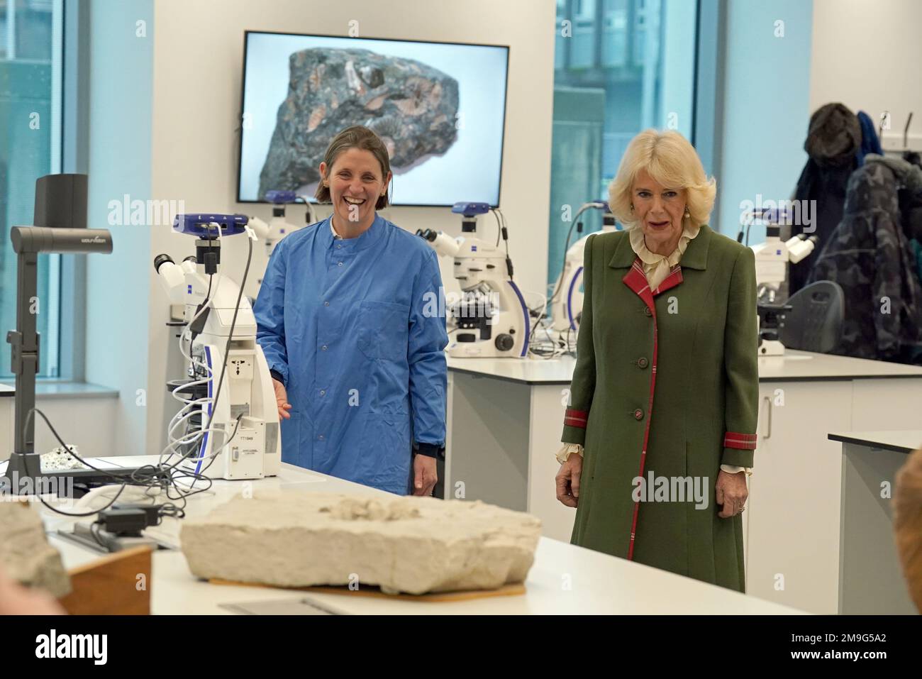The Queen Consort, Chancellor of the University of Aberdeen, during her
