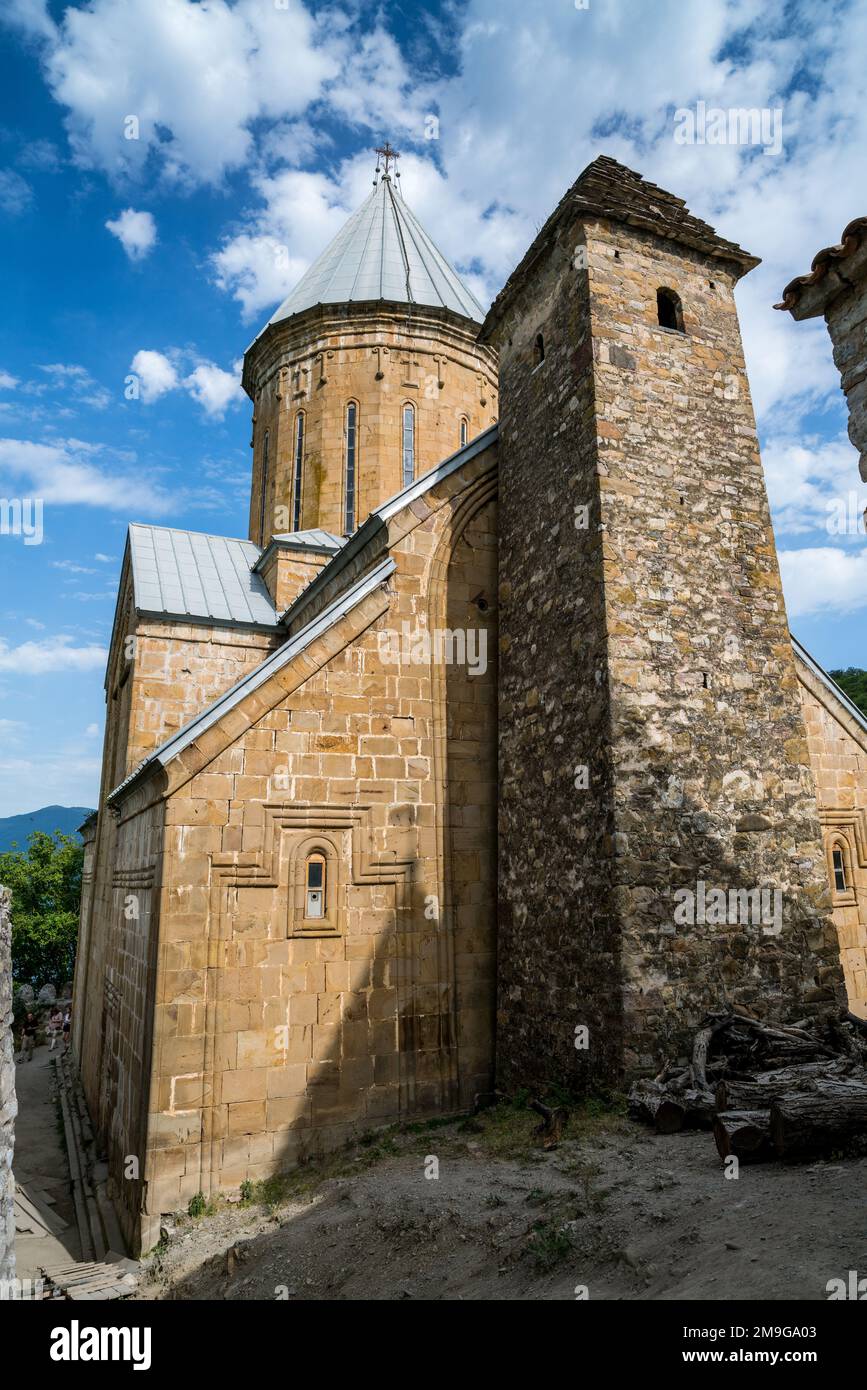 Castle complex Ananuri in Georgia Stock Photo