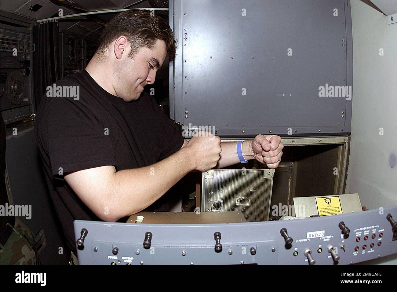 SENIOR AIRMAN Daxton Newberry, an Electronic Computer and Switching