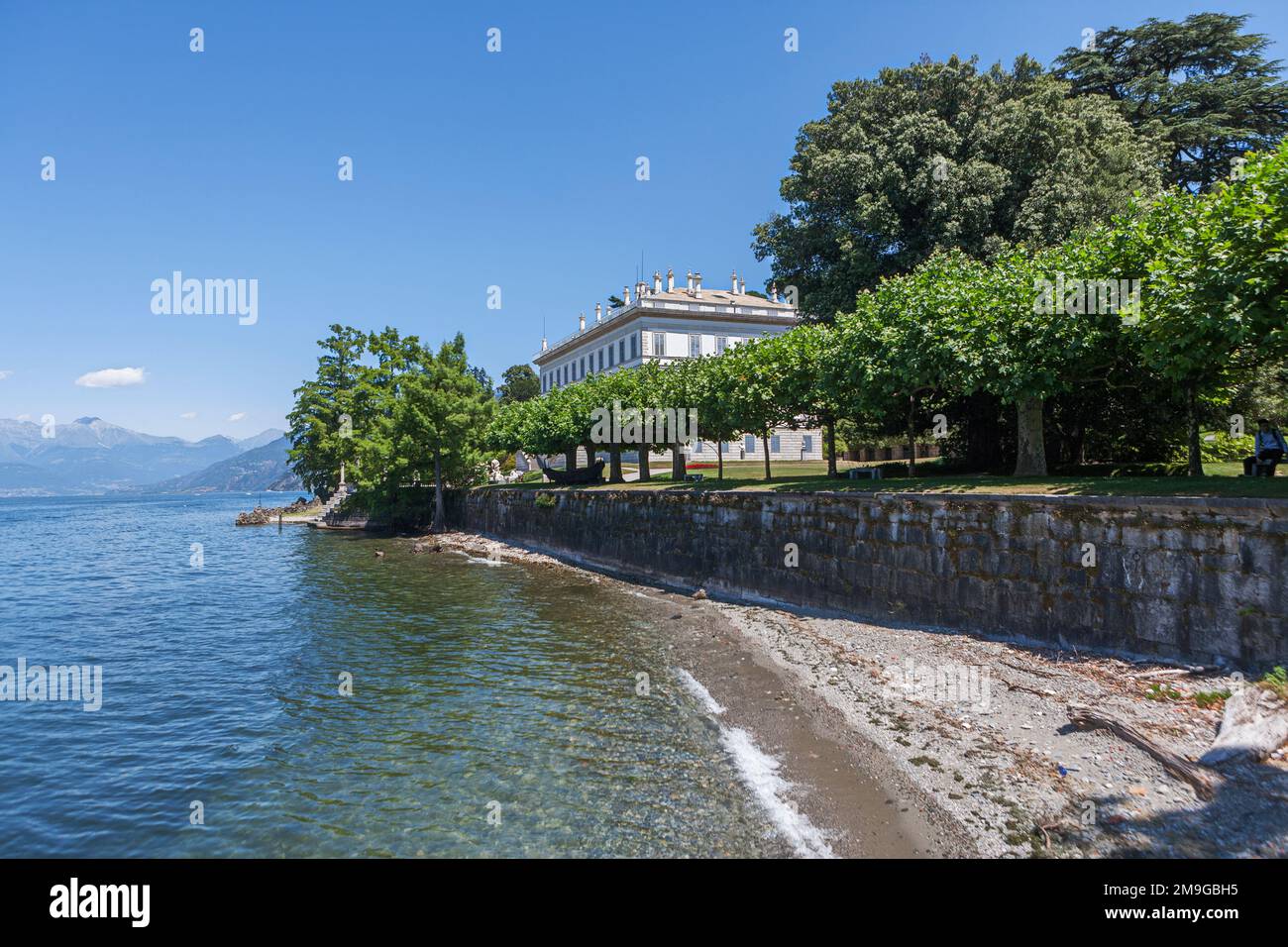 Scenic view of Lake Como, Bellagio, Italy Stock Photo