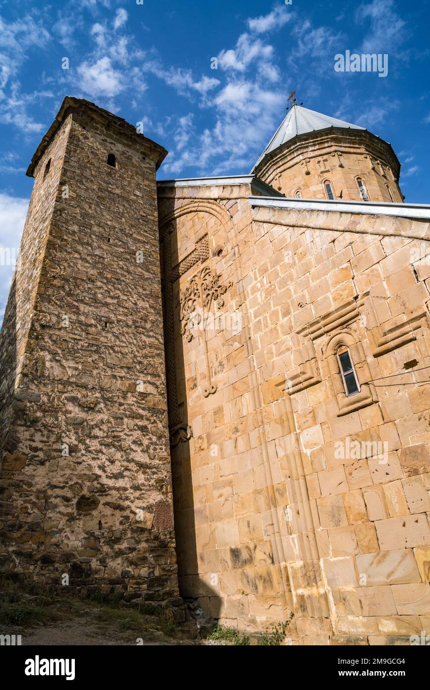 Castle complex Ananuri in Georgia Stock Photo