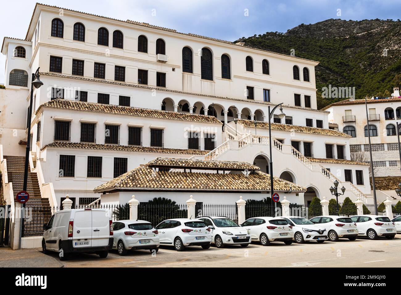 Town Hall of Mijas (Ayuntamiento de Mijas), typical whitewashed