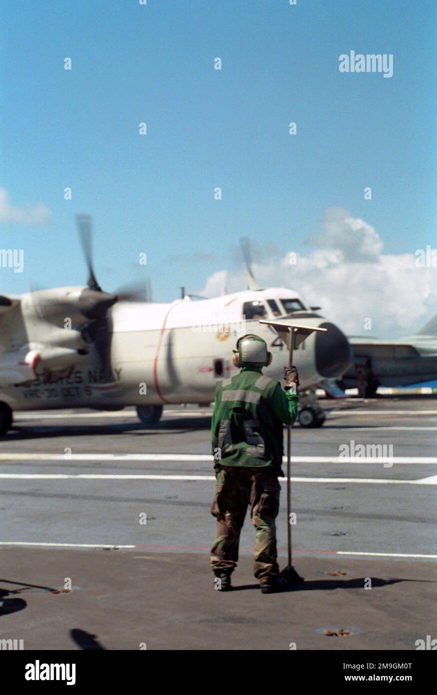 US Navy (USN) Aviation Boatswain's Mate Launch and Recovery AIRMAN Apprentice (ABEAA) Fernando