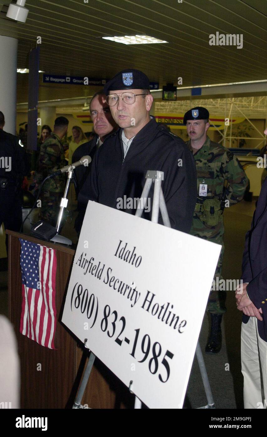 During Operation NOBLE EAGLE, Major General John Kane, USA, Adjutant