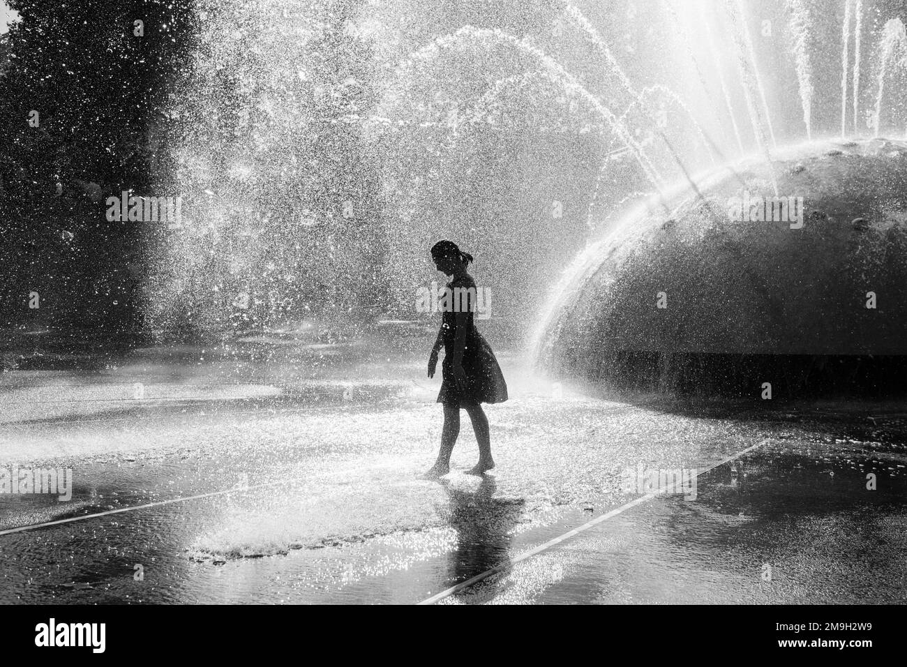 View of ballet dancer in red dress, Seattle, Washington, USA Stock Photo Alamy