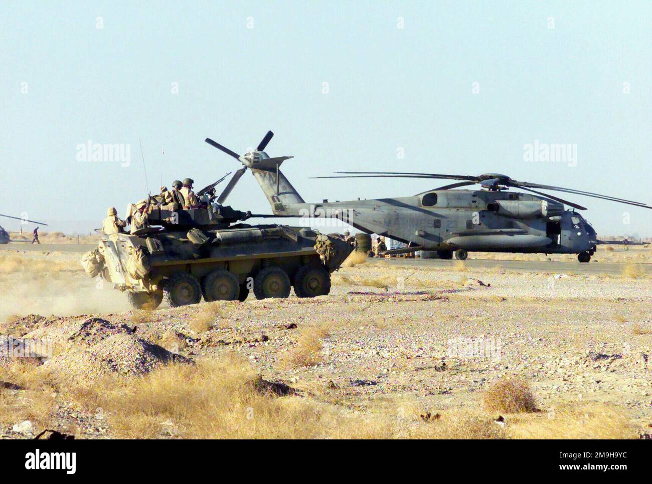 A Marine LAV-25 (Light Armored Vehicle-25) With Alpha Company, Second ...