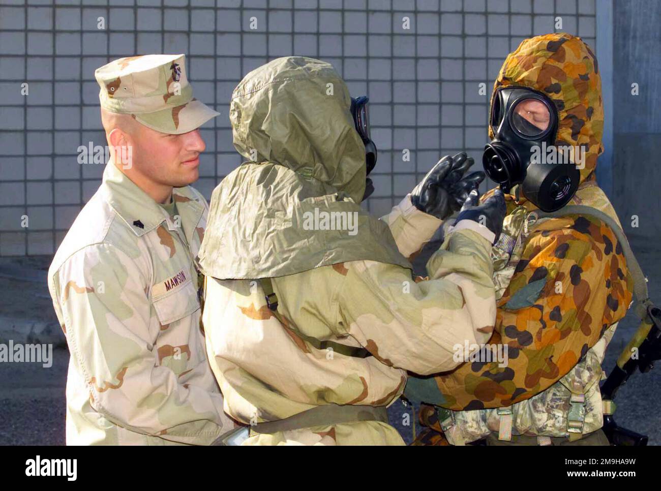 During a Nuclear Biological Chemical (NBC) training in MissionOriented