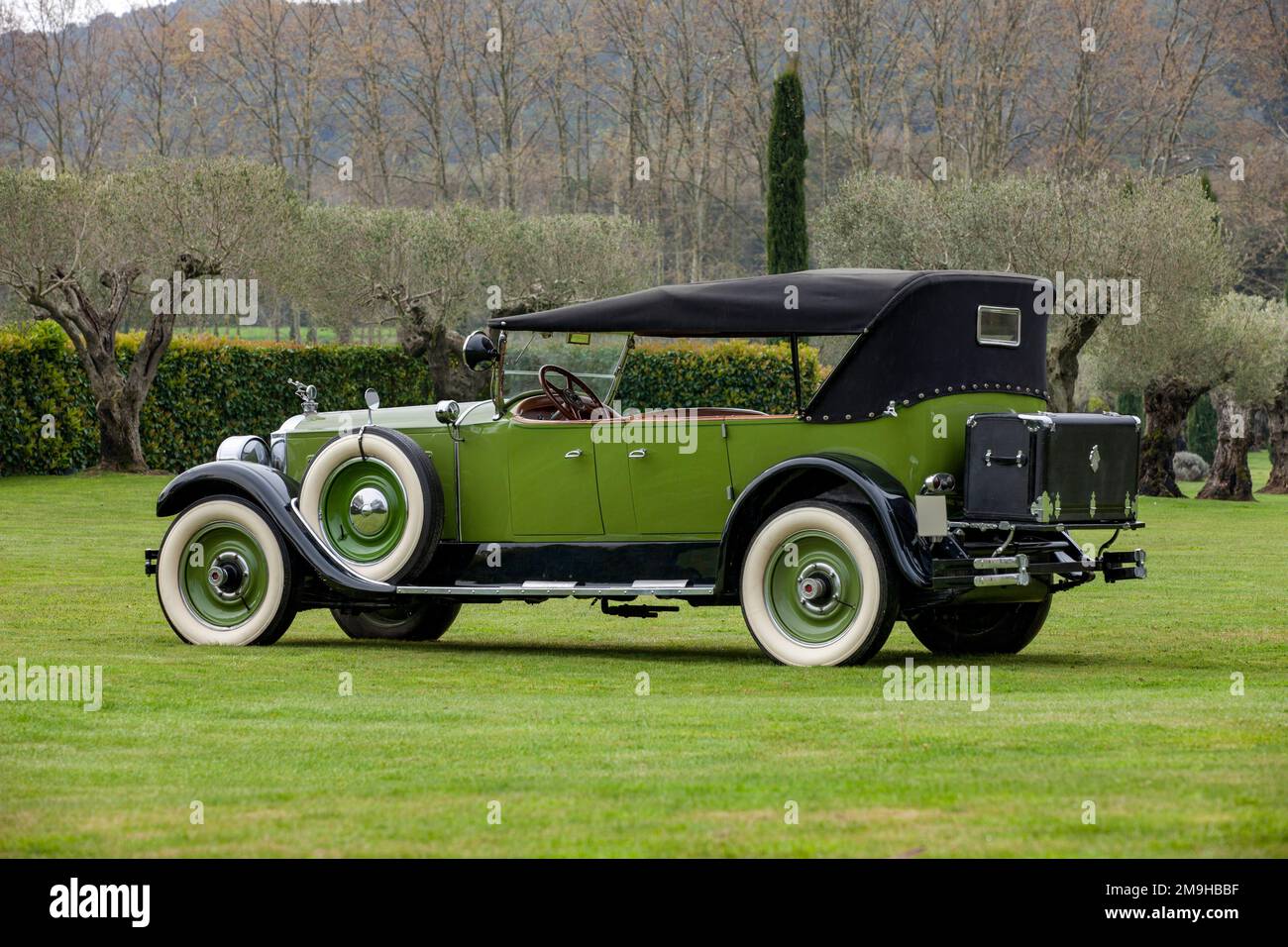 Side view of 1926 Packard Eight 243 7-Passenger Touring car Stock Photo