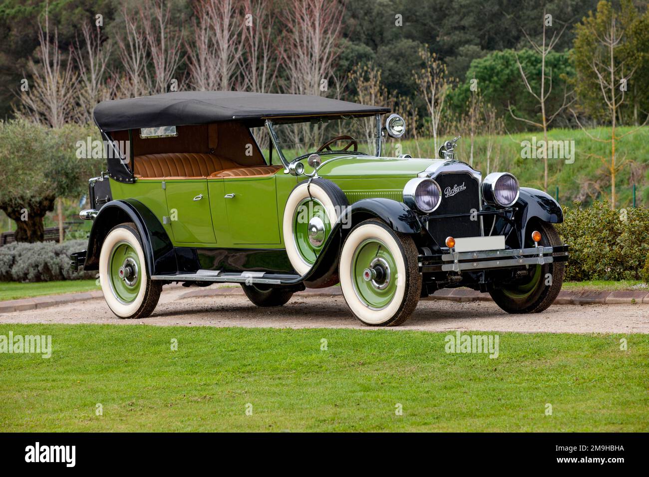 Side view of 1926 Packard Eight 243 7-Passenger Touring car Stock Photo