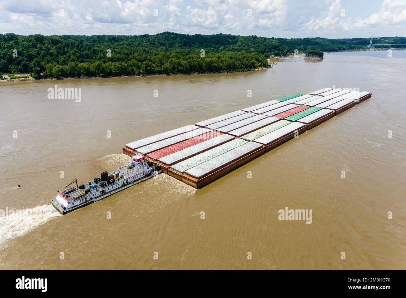 Barge transport transportation river hires stock photography and
