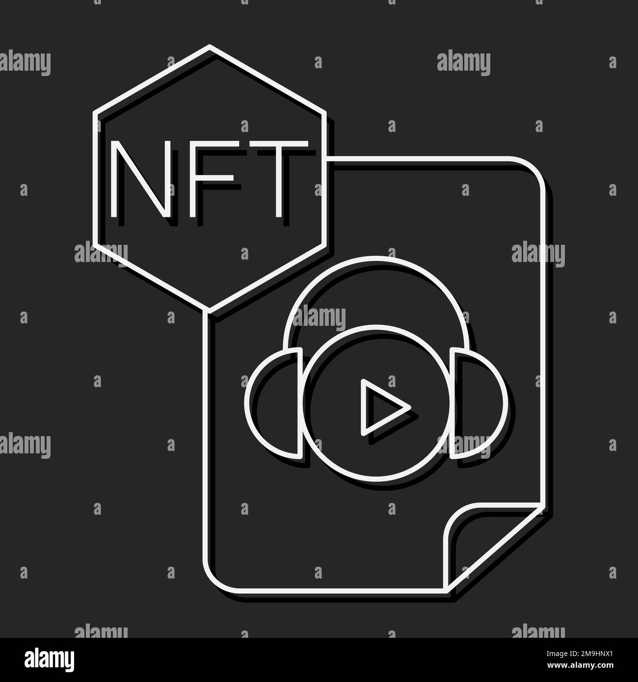 NFT technology icon. Crypto Icon or Logo Symbol vector illustration ...