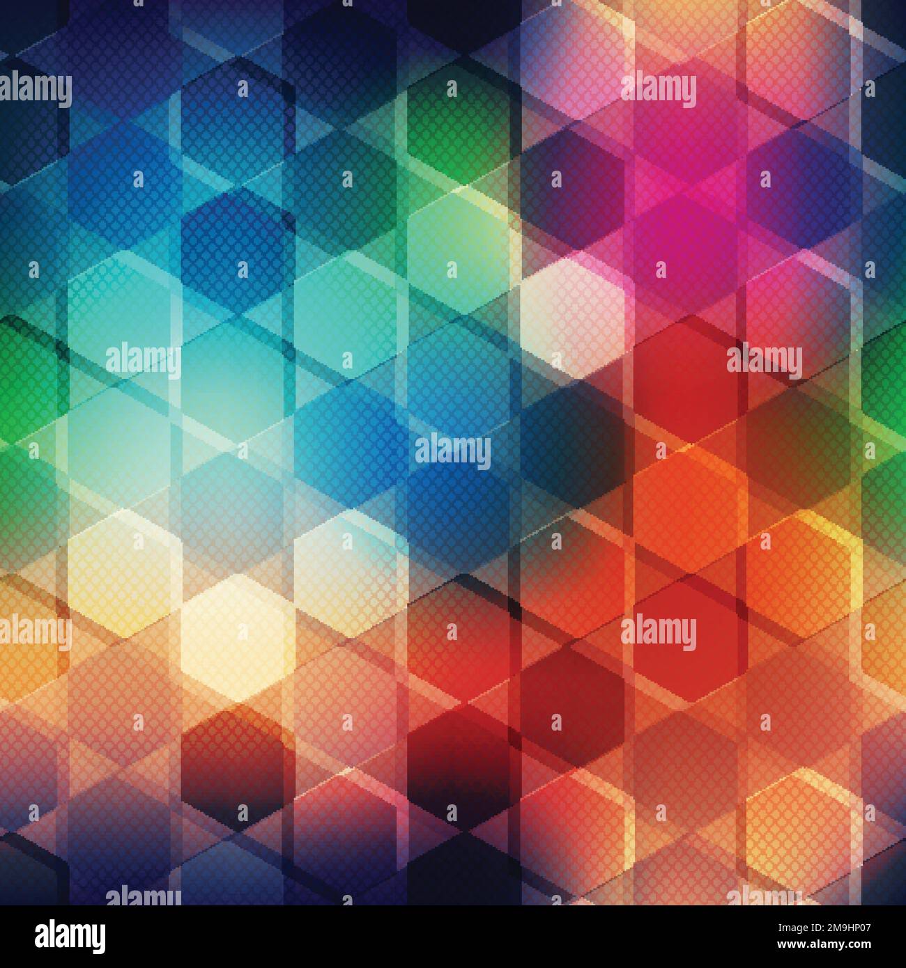 multicolor mosaic seamless pattern Stock Vector Image & Art - Alamy
