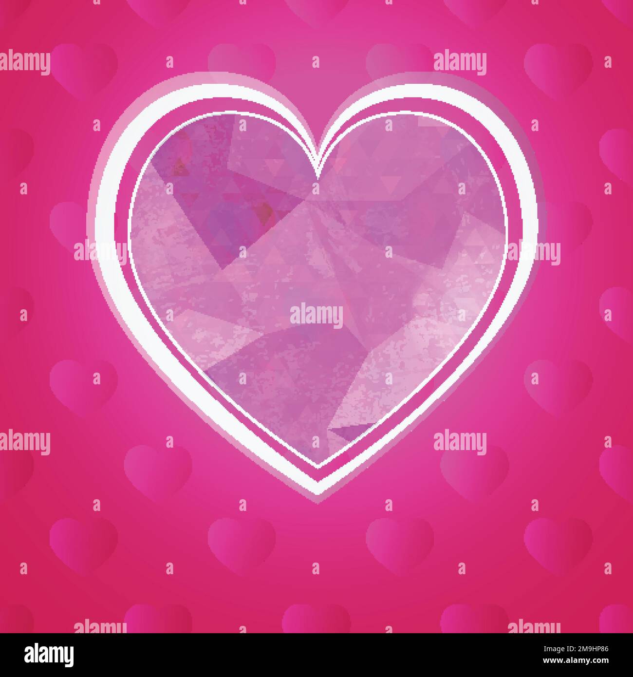 pink valentine heart background Stock Vector Image & Art - Alamy