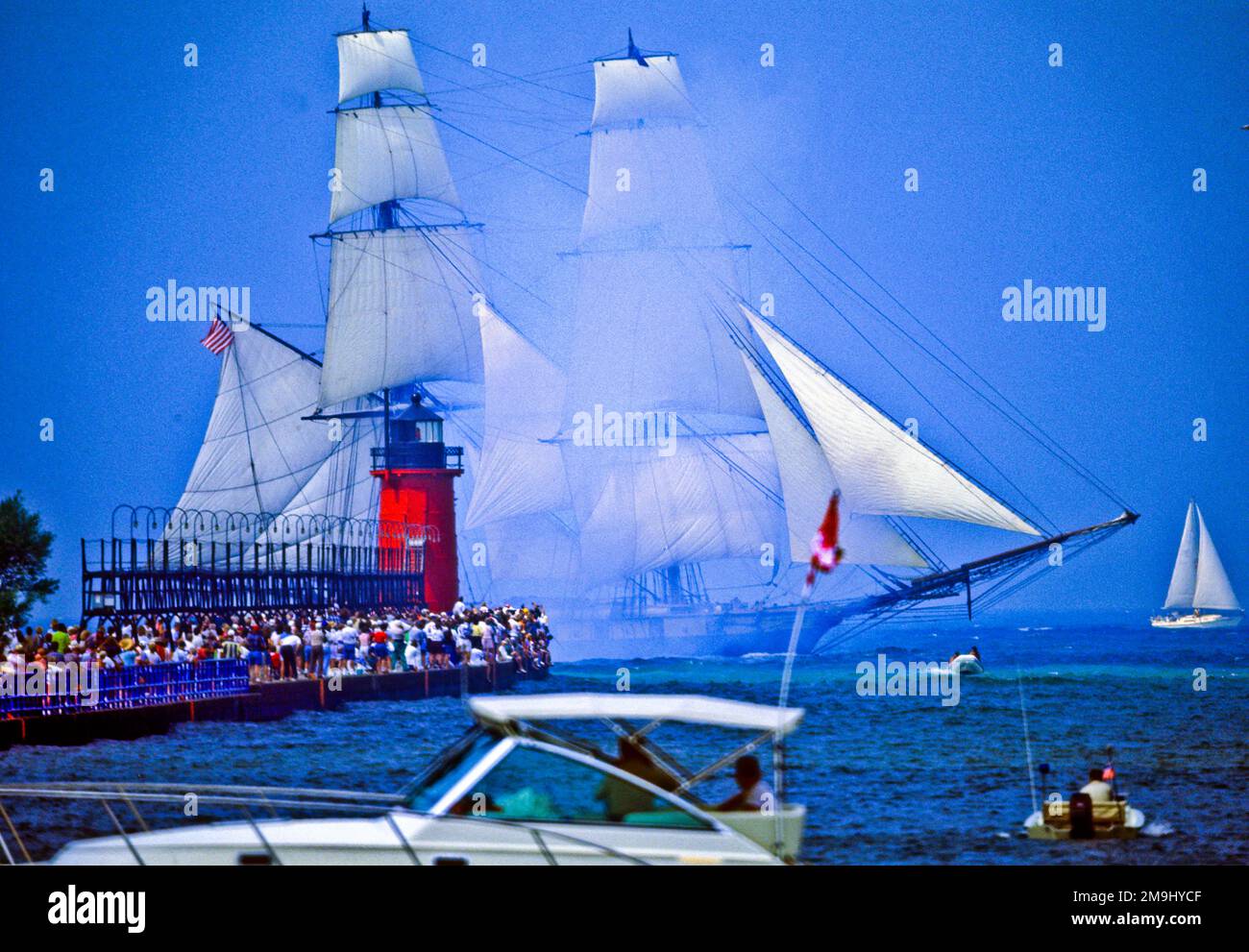 Tall Ships Festival, South Haven, Michigan, USA Stock Photo