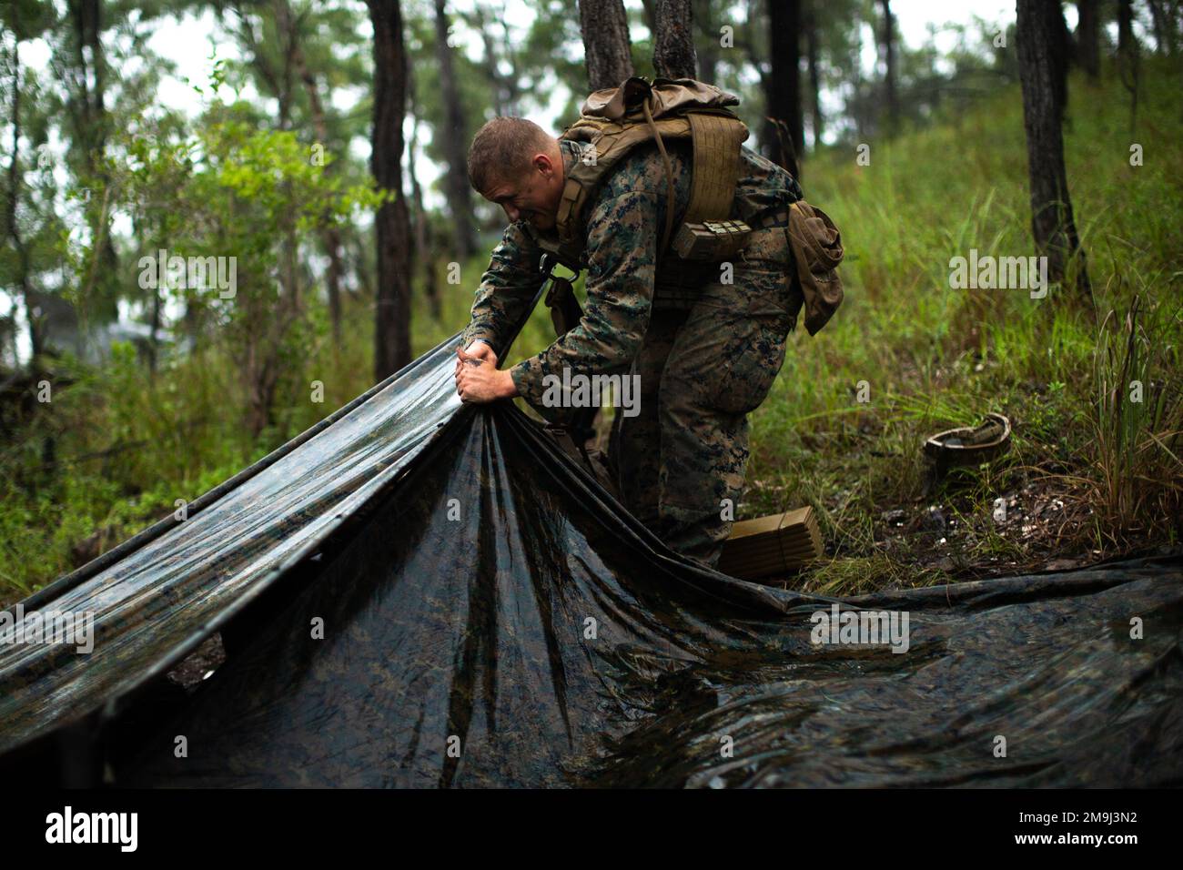 Army tarp training top