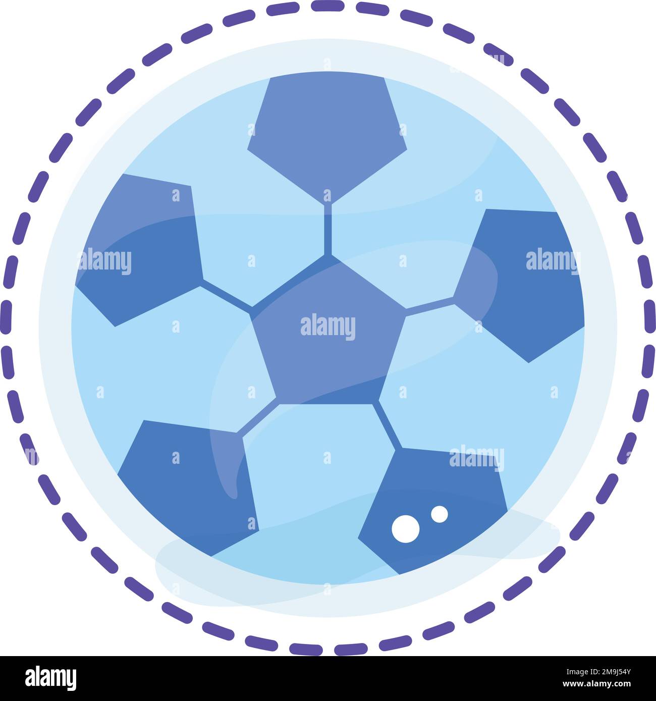 Isolated colored soccer ball toy icon Flat design Vector Stock Vector ...