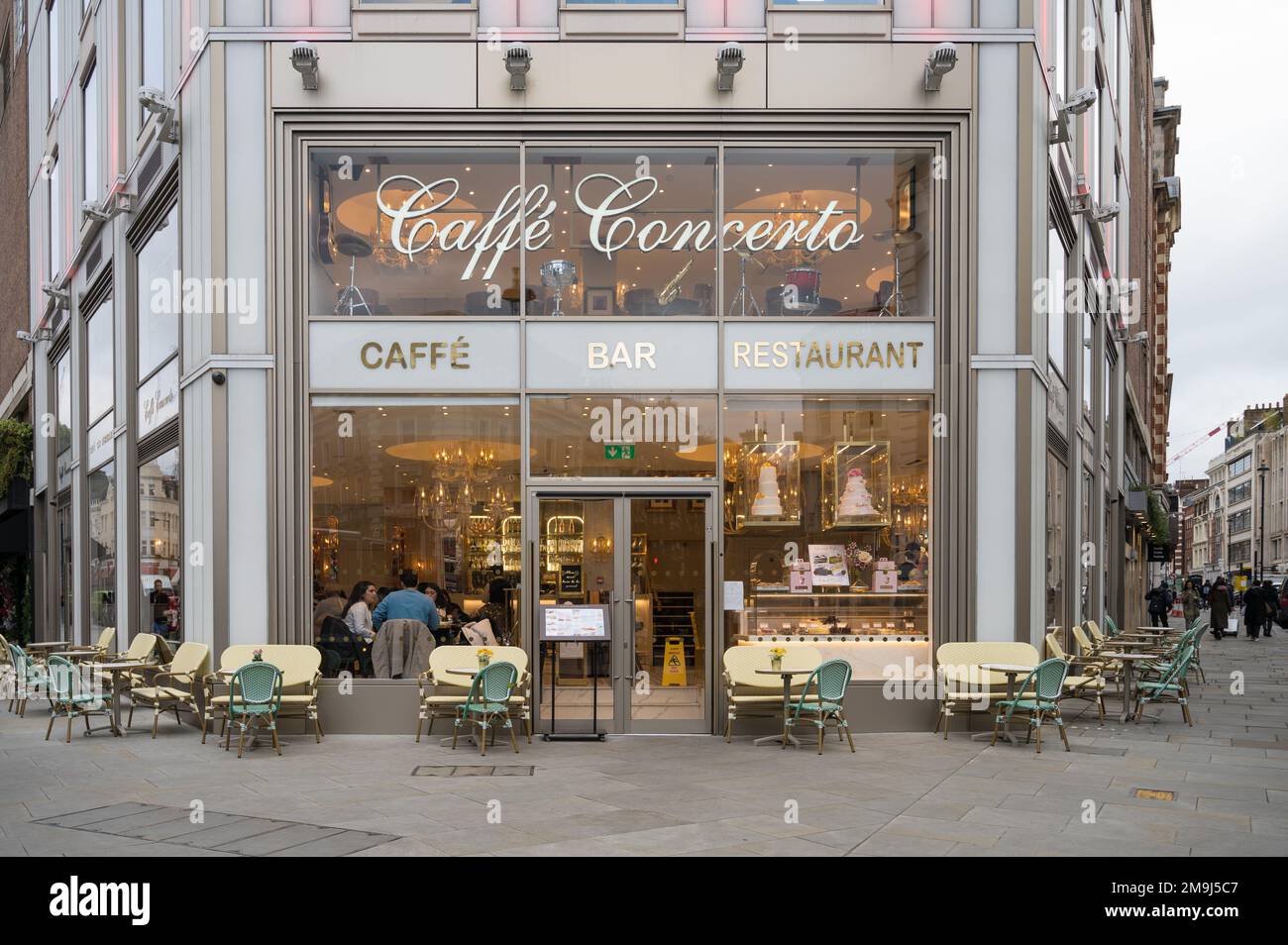 Caffè Concerto Covent Garden, an Italian cafe and restaurant on St