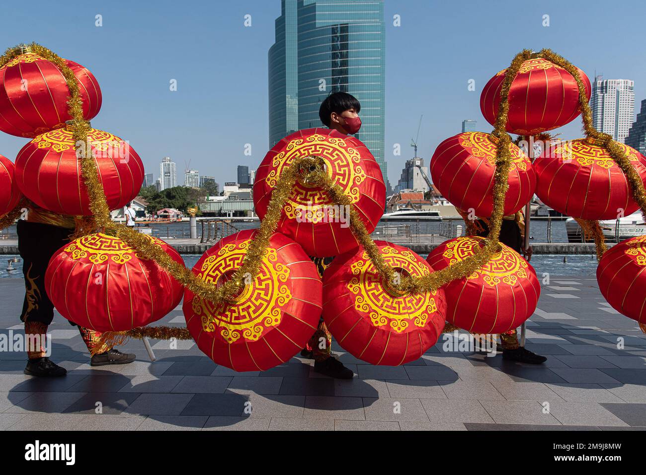 Icon Siam marks Chinese New Year with Thailand's longest lantern