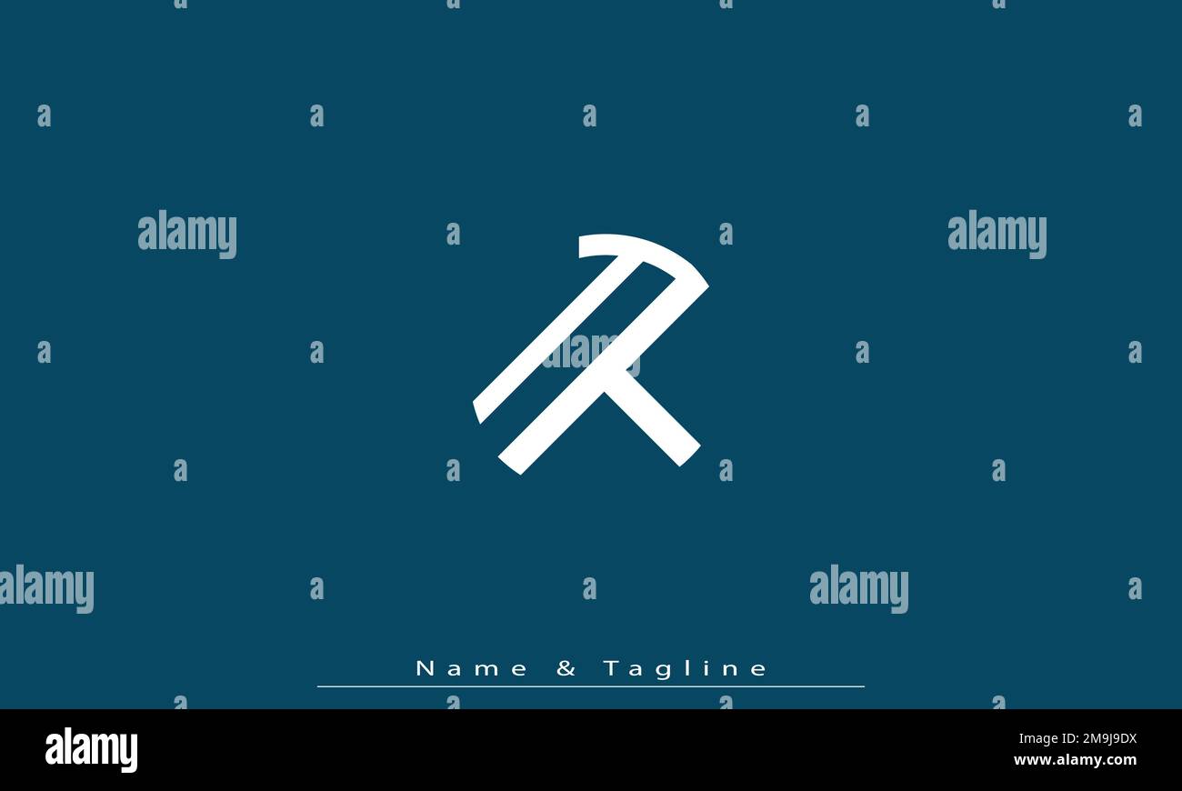 Alphabet letters Initials Monogram logo TT Stock Vector
