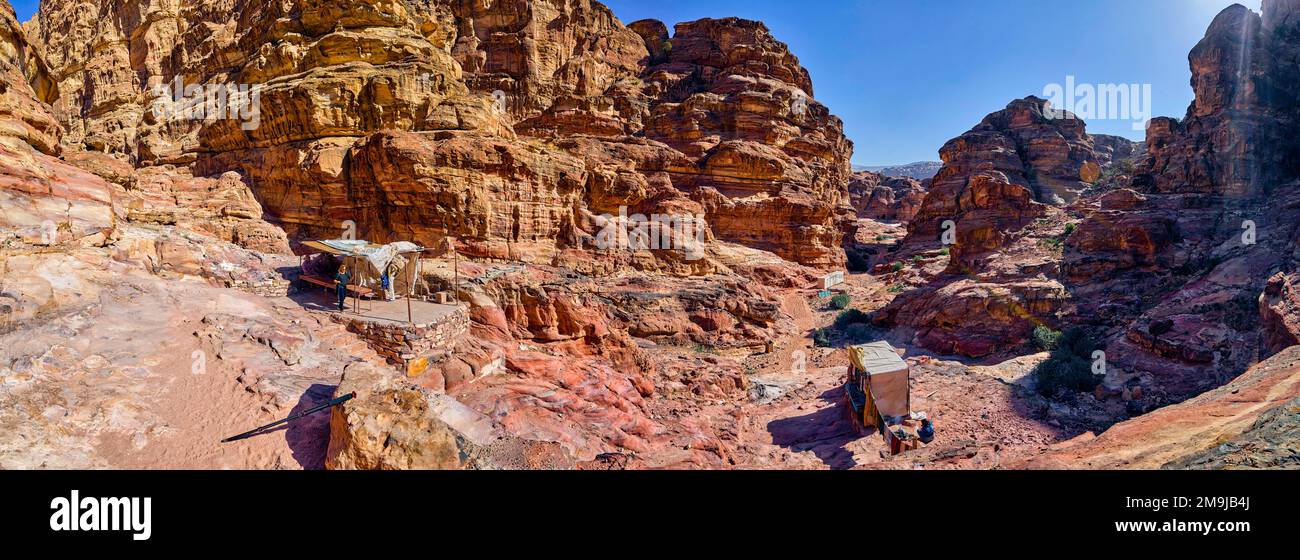 Ad Deir (the Monastery), Petra. Southern Jordan Stock Photo