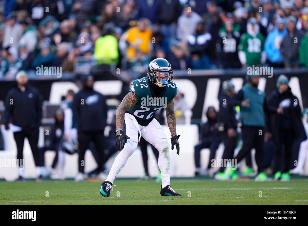 Philadelphia Eagles safety Marcus Epps in action during an NFL football game, Sunday, Dec. 4