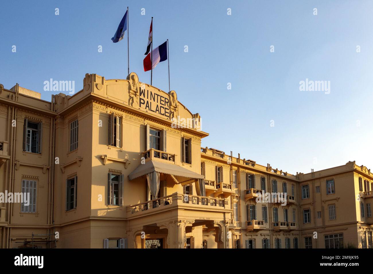 Old Winter Palace Hotel Luxor, Egypt Stock Photo