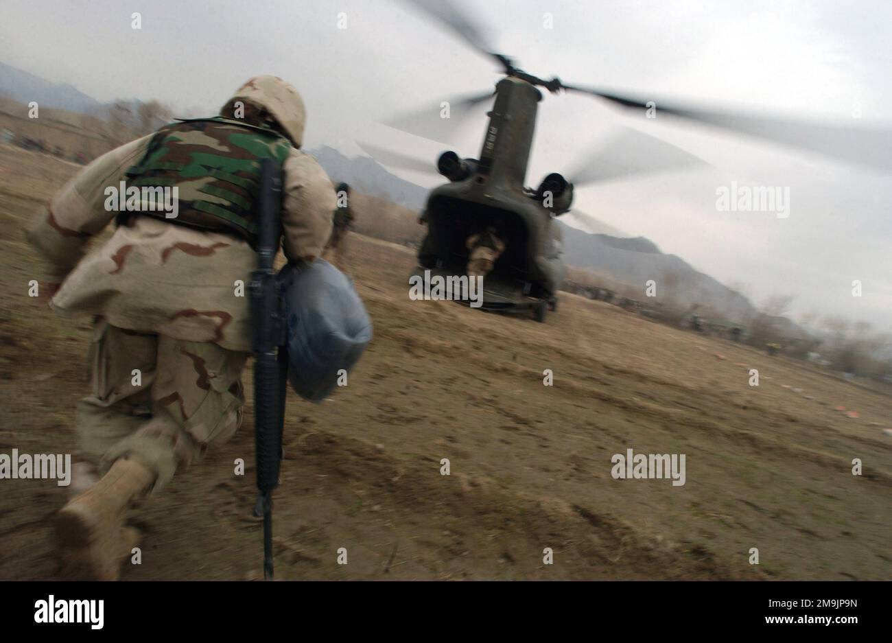 030121-F-7203T-055. Subject Operation/Series: ENDURING FREEDOM Base: Aroki State: Kapisa Country: Afghanistan (AFG) Stock Photo