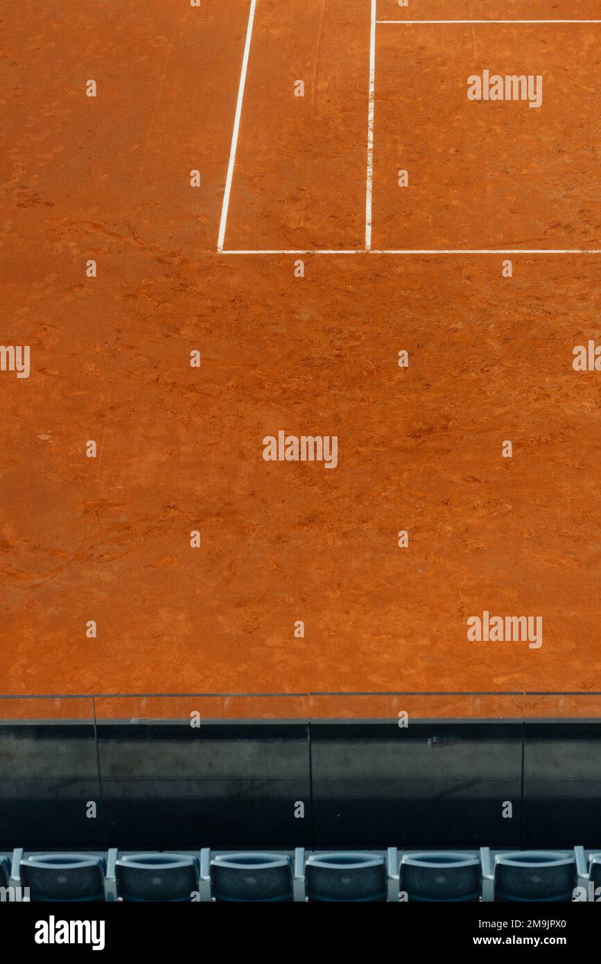 details of a tennis pitch Stock Photo Alamy