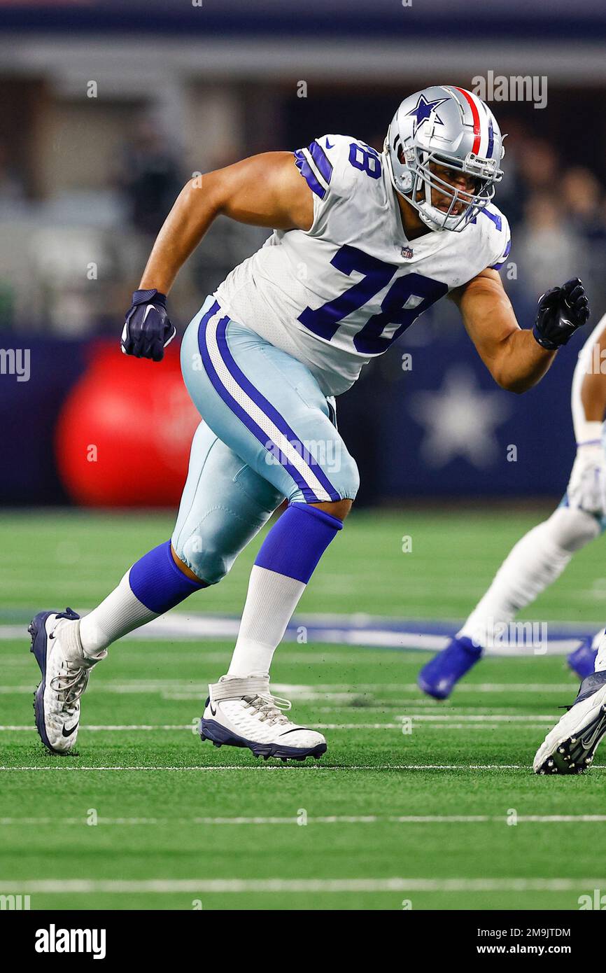 Dallas Cowboys offensive tackle Terence Steele (78) is seen during an ...