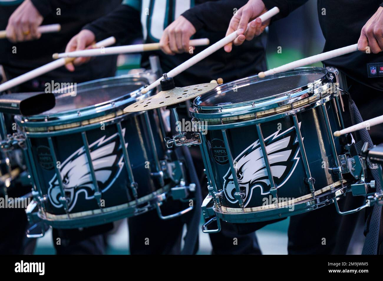 Philadelphia Eagles Drum line performs during the NFL football game against  the Tennessee Titans, Sunday, Dec. 4, 2022, in Philadelphia. (AP  Photo/Chris Szagola Stock Photo - Alamy