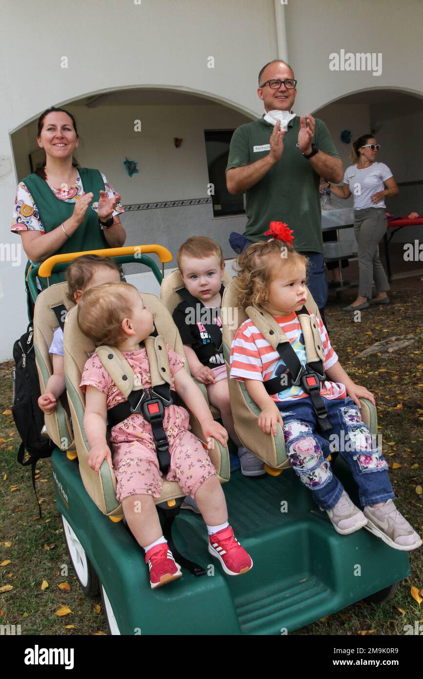 NAVAL STATION ROTA, Spain (May 19, 2022) – Children watch traditional ...