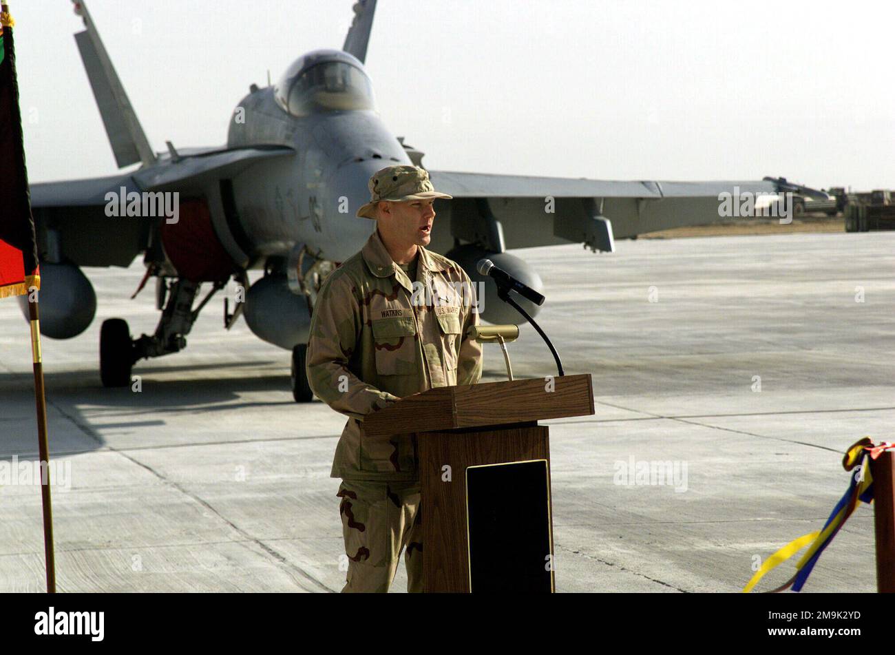 US Marine Corps (USMC) Major (MAJ) Watkins, Marine Wing Support