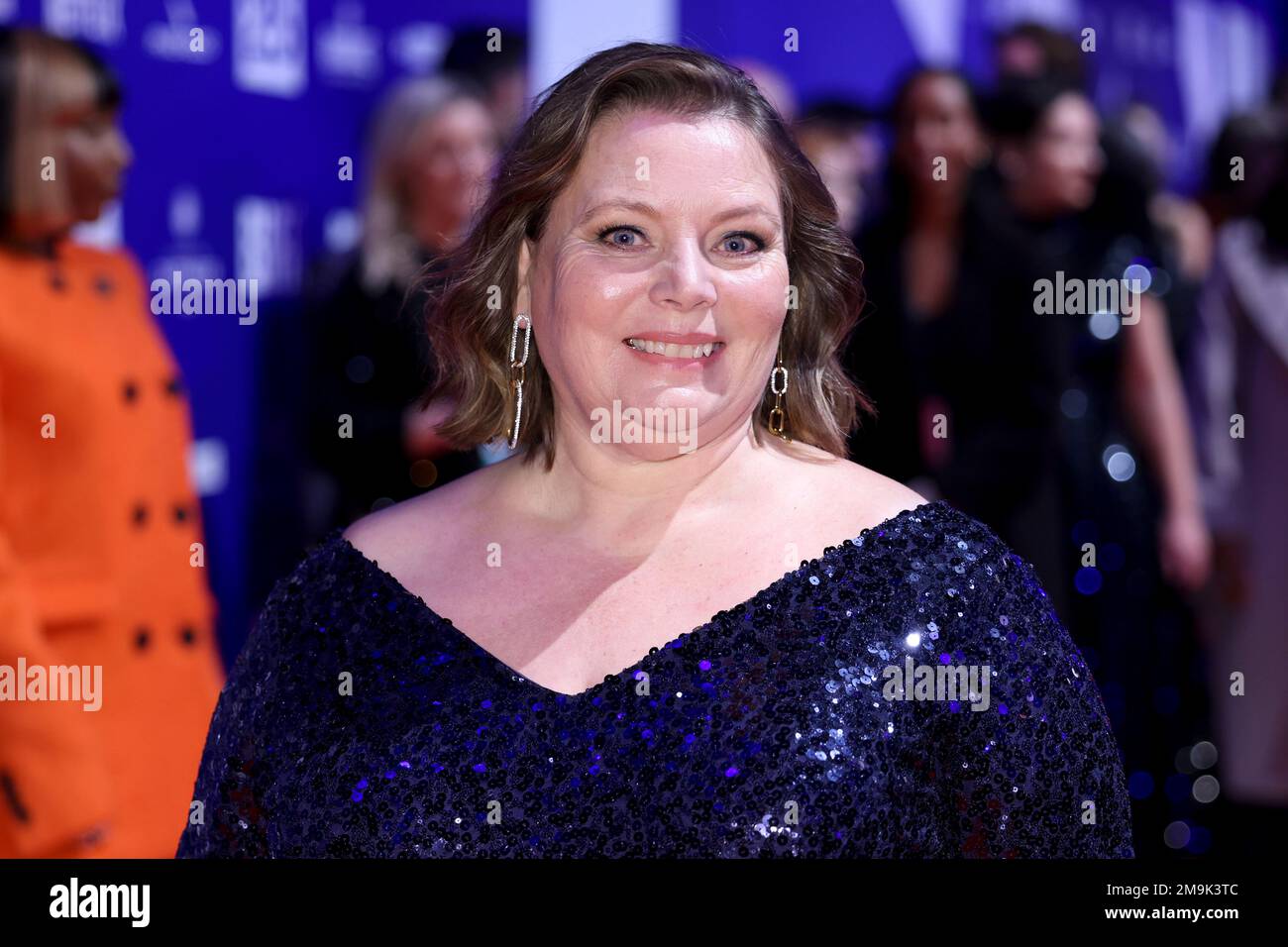Jury member Joanna Scanlan, poses for photographers upon arrival for