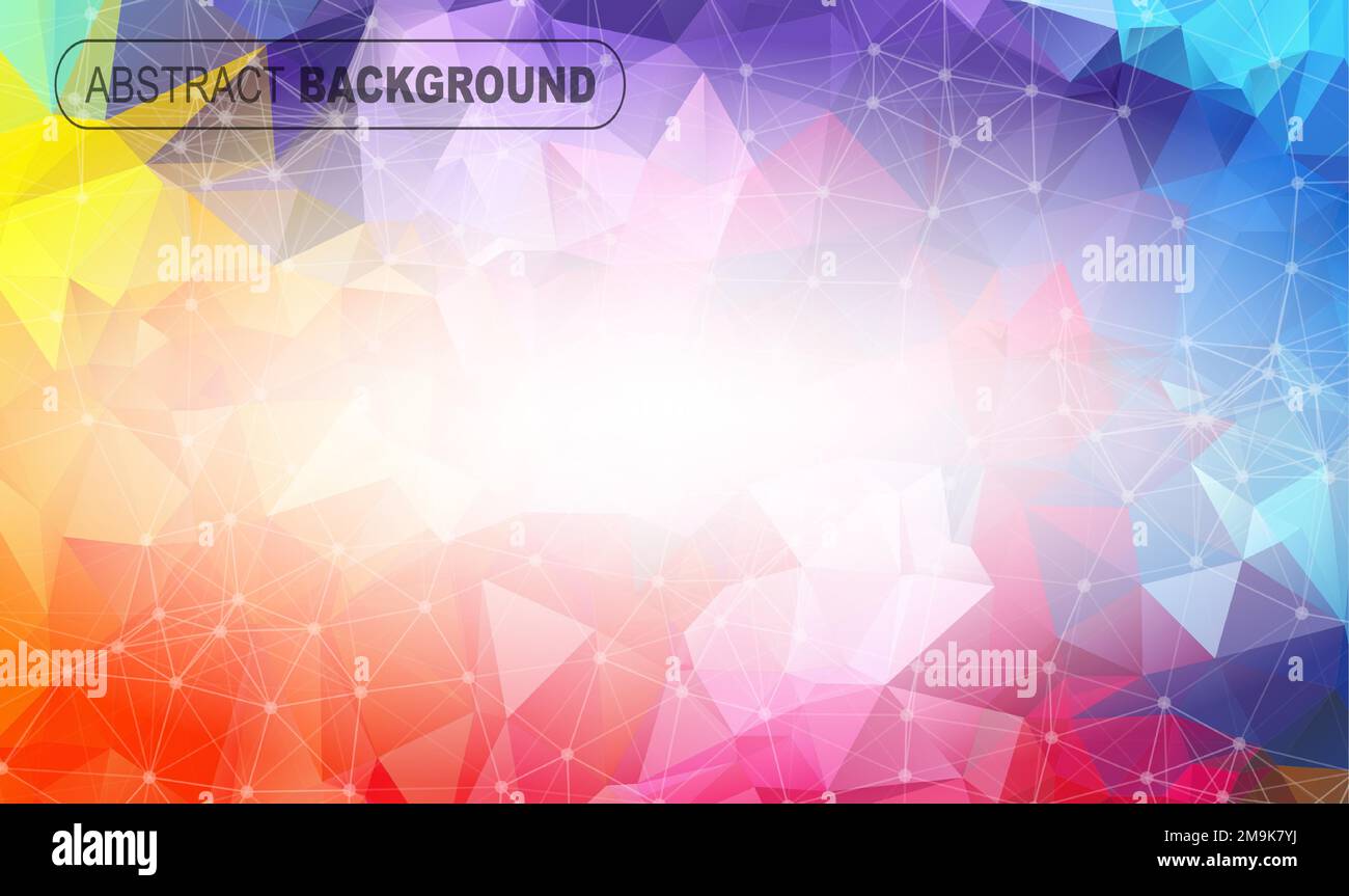 A vector colorful polygonal design background Stock Vector Image & Art ...