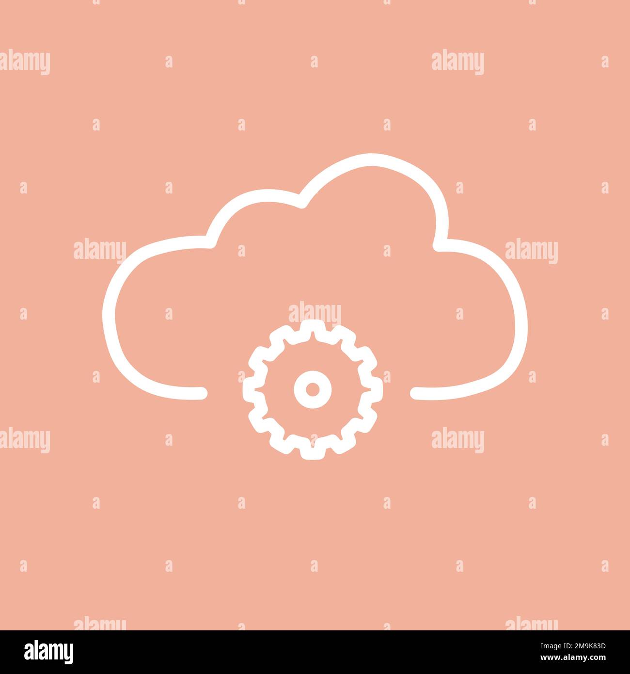 a cloud settings management vector Stock Vector Image & Art - Alamy